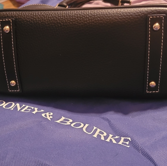 Dooney & Bourke Leather Satchel Purse - Picture 5 of 9